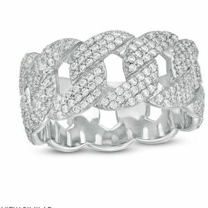 Pave Curb Chain Ring Banter by Piercing Pagoda